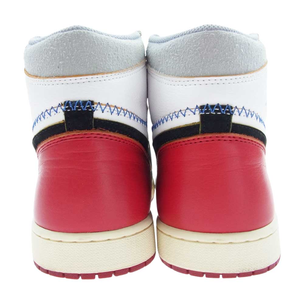 NIKE AIR JORDAN ナイキ ジョーダン BV1300-106 1 UNION ユニオン RETRO HI OG NRG Varsity Red/Wolf Grey ハイカット スニ－カー  Varsity Red/Wolf Grey 29.0cm【極上美品】【中古】