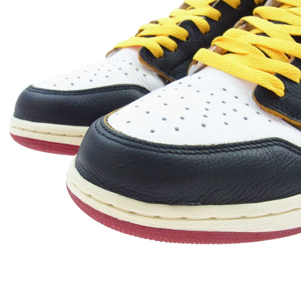 NIKE AIR JORDAN ナイキ ジョーダン BV1300-106 1 UNION ユニオン RETRO HI OG NRG Varsity Red/Wolf Grey ハイカット スニ－カー  Varsity Red/Wolf Grey 29.0cm【極上美品】【中古】