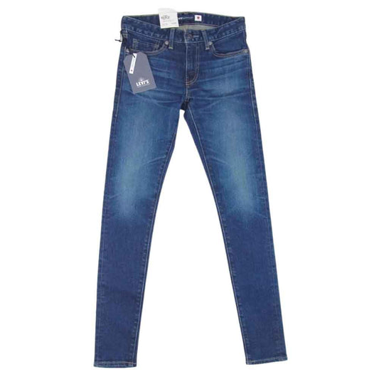 Levi's リーバイス 711 Skinny Jean スキニー ジーンズ デニム パンツ インディゴブルー系 24【極上美品】【中古】