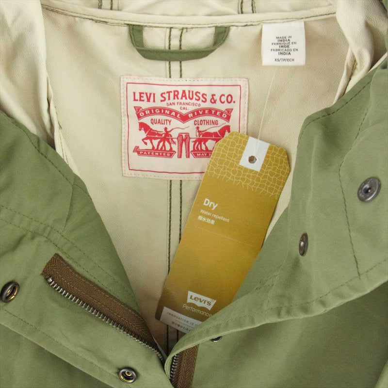 Levi's リーバイス A32480000 SLOAN レイン ジャケット MARTINI OLIVE カーキ系 XS【中古】