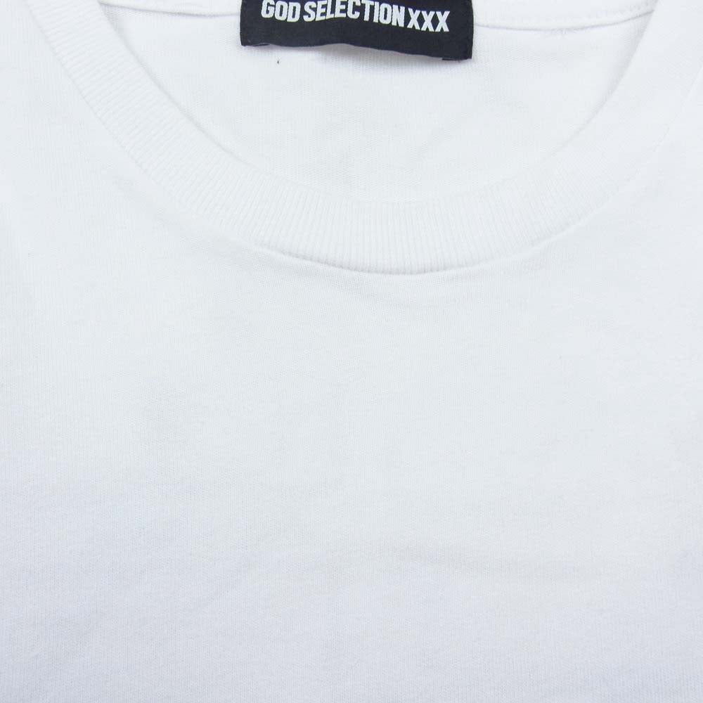 GOD SELECTION XXX ゴッドセレクション LONG SLEEVE TEE バックプリント ロングスリーブ Tシャツ 長袖 ホワイト系 S【中古】