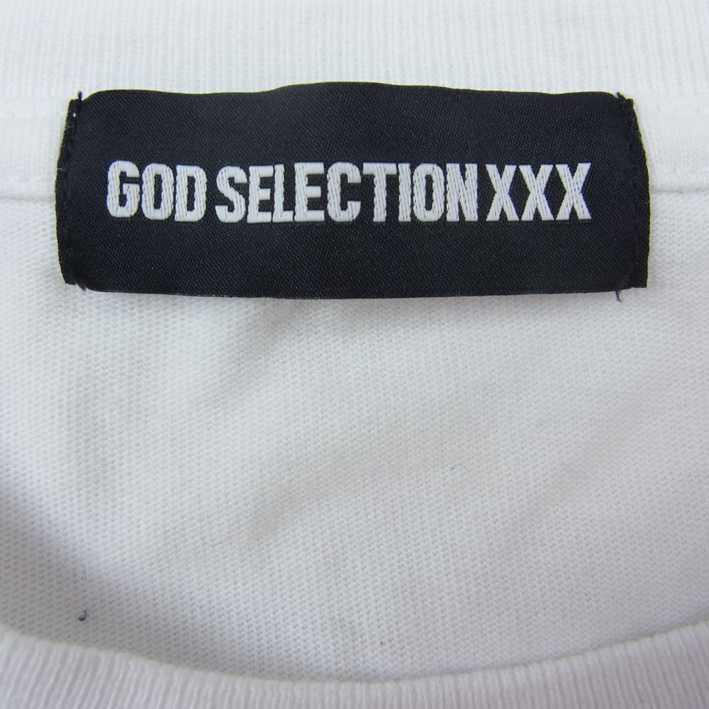 GOD SELECTION XXX ゴッドセレクション LONG SLEEVE TEE バックプリント ロングスリーブ Tシャツ 長袖 ホワイト系 S【中古】