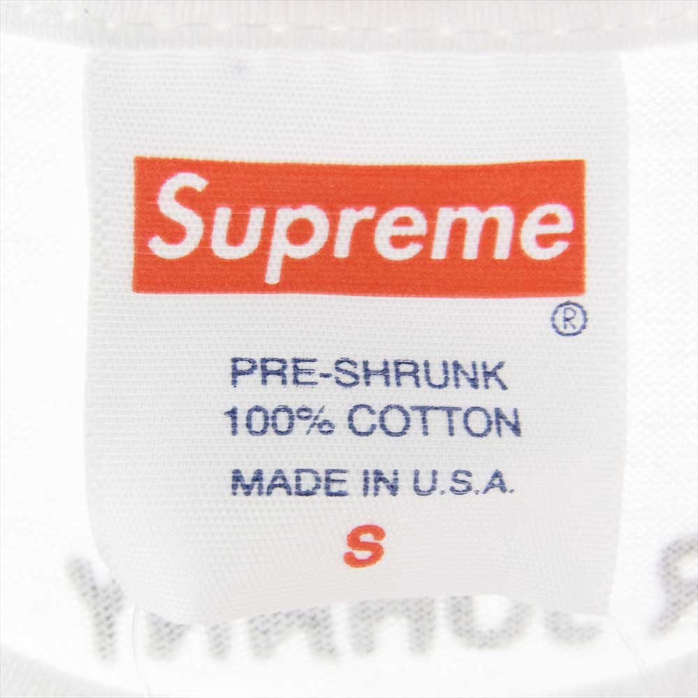 Supreme シュプリーム 18AW  Chris Cunningham Rubber Johnny Tee クリス カニングハム ラバー ジョニー Tシャツ ホワイト系 S【極上美品】【中古】
