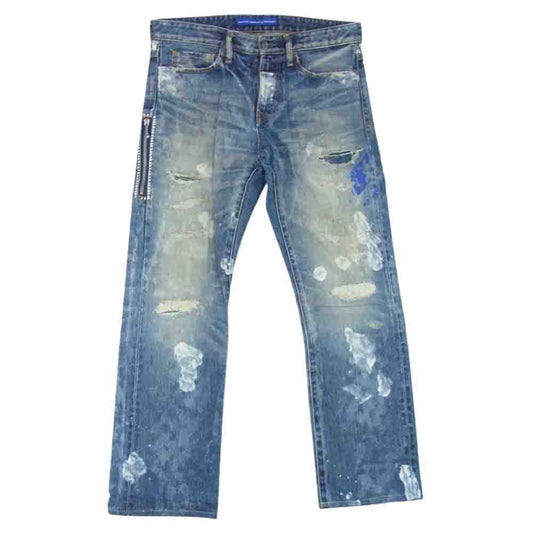 FRAGMENT DESIGN フラグメントデザイン VFP2002 100-111-2013-006 × VANQUISH DESIGNS Regular Straight Denim Pants デニム パンツ インディゴブルー系 34【中古】