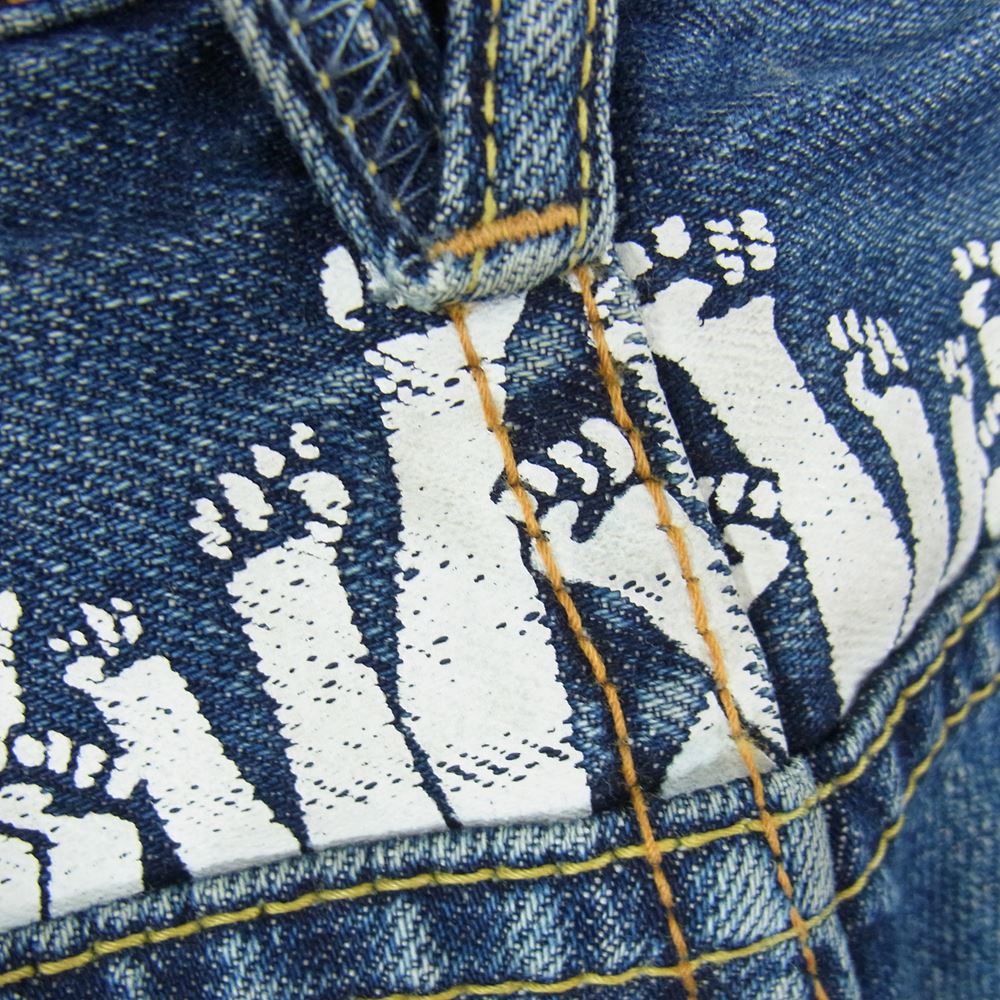 FRAGMENT DESIGN フラグメントデザイン VFP2002 100-111-2013-006 × VANQUISH DESIGNS Regular Straight Denim Pants デニム パンツ インディゴブルー系 34【中古】