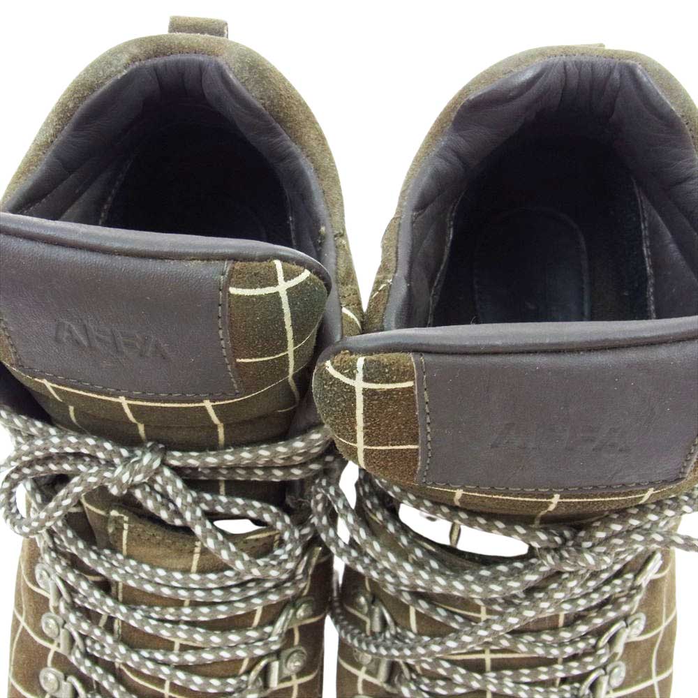 VISVIM ビズビム × AFFA SERRA セラ スパイダー マウンテン ブーツ カーキ系 US9.5【中古】