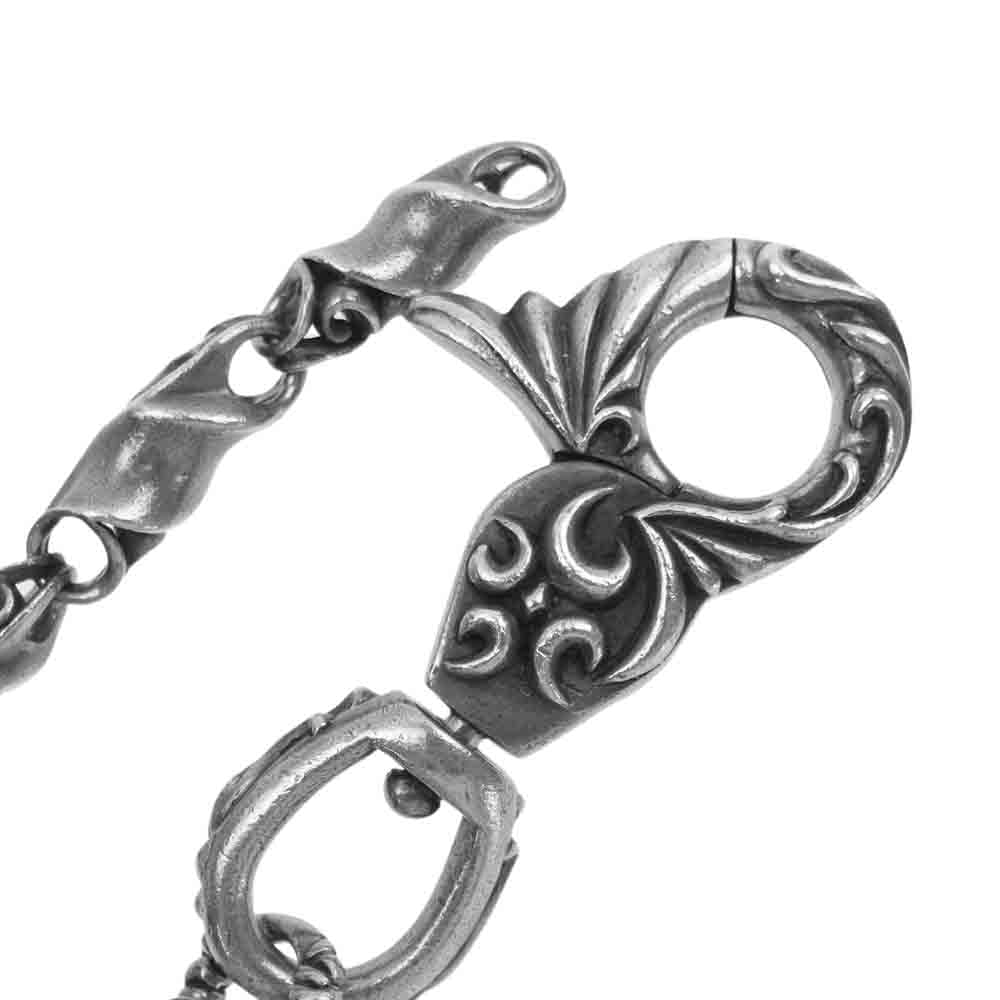 エムジーシー ツイストリボン ウォレットチェーン シルバー系【中古】