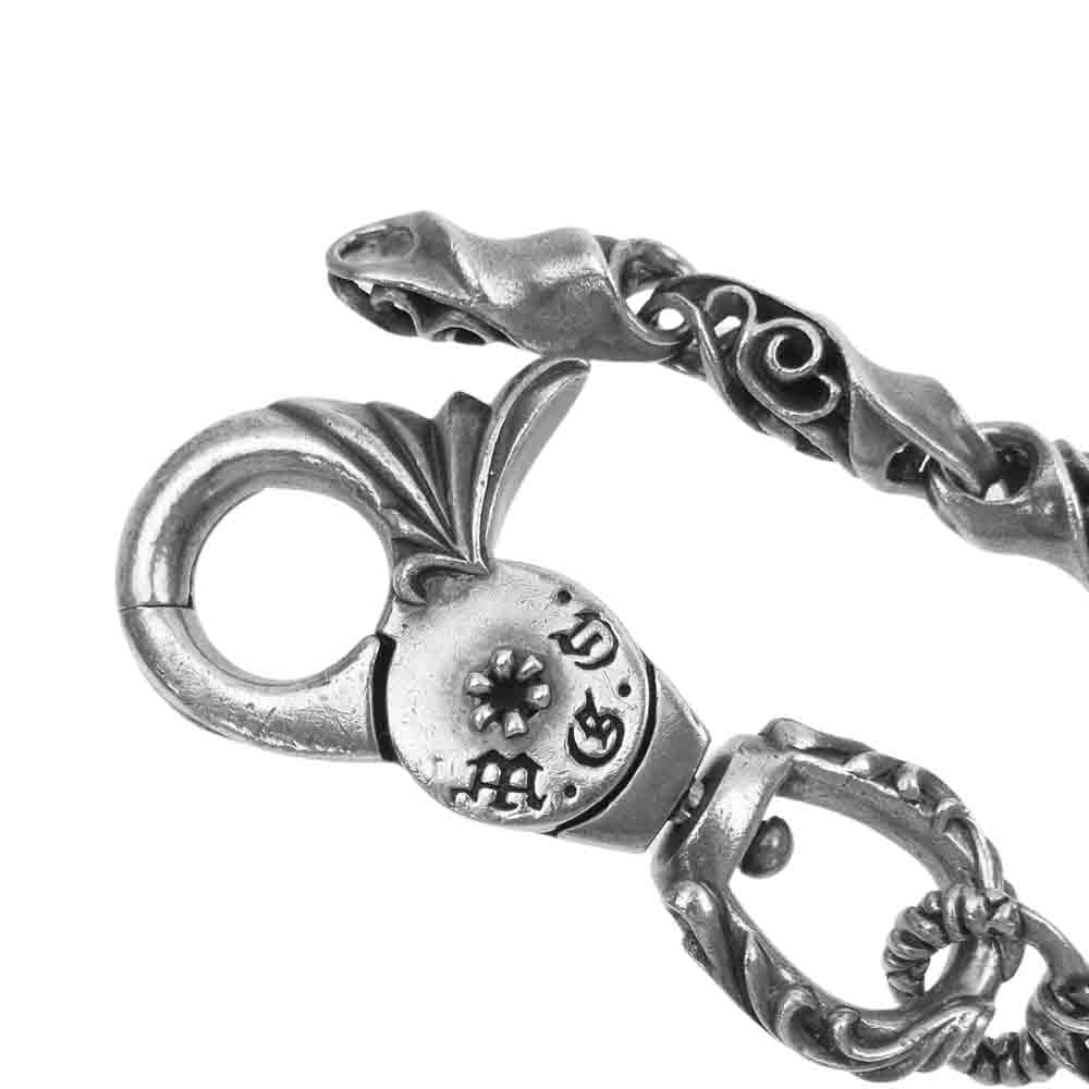 エムジーシー ツイストリボン ウォレットチェーン シルバー系【中古】