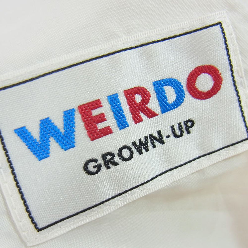 WEIRDO ウィアード 20SS WRD-20-SS-08 ATOMIC SHORTS アトミック 総柄 プリント ショーツ ハーフ パンツ オフホワイト系 M【中古】