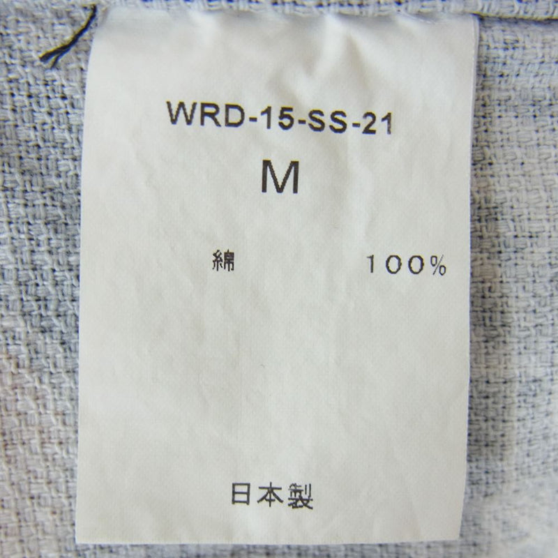 WEIRDO ウィアード 15SS WRD-15-SS-21 Scribbled S/SH ポケット 総柄 半袖 シャツ ブラック系 M【中古】