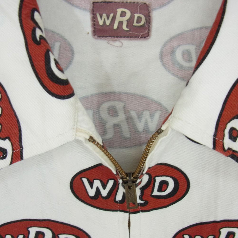 WEIRDO ウィアード 16SS WRD-16-SS-03 WRD JACKET 総柄 ワーク ジャケット ホワイト系 M【中古】