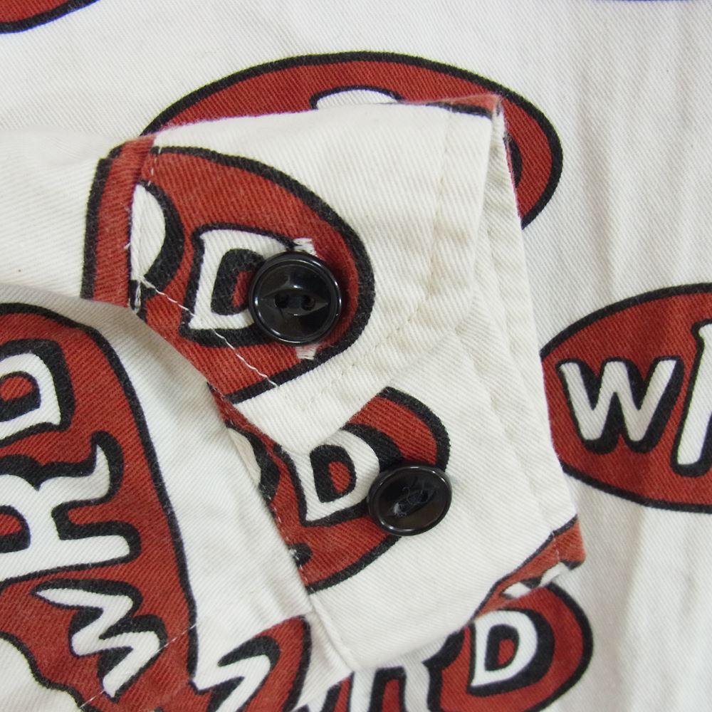 WEIRDO ウィアード 16SS WRD-16-SS-03 WRD JACKET 総柄 ワーク ジャケット ホワイト系 M【中古】