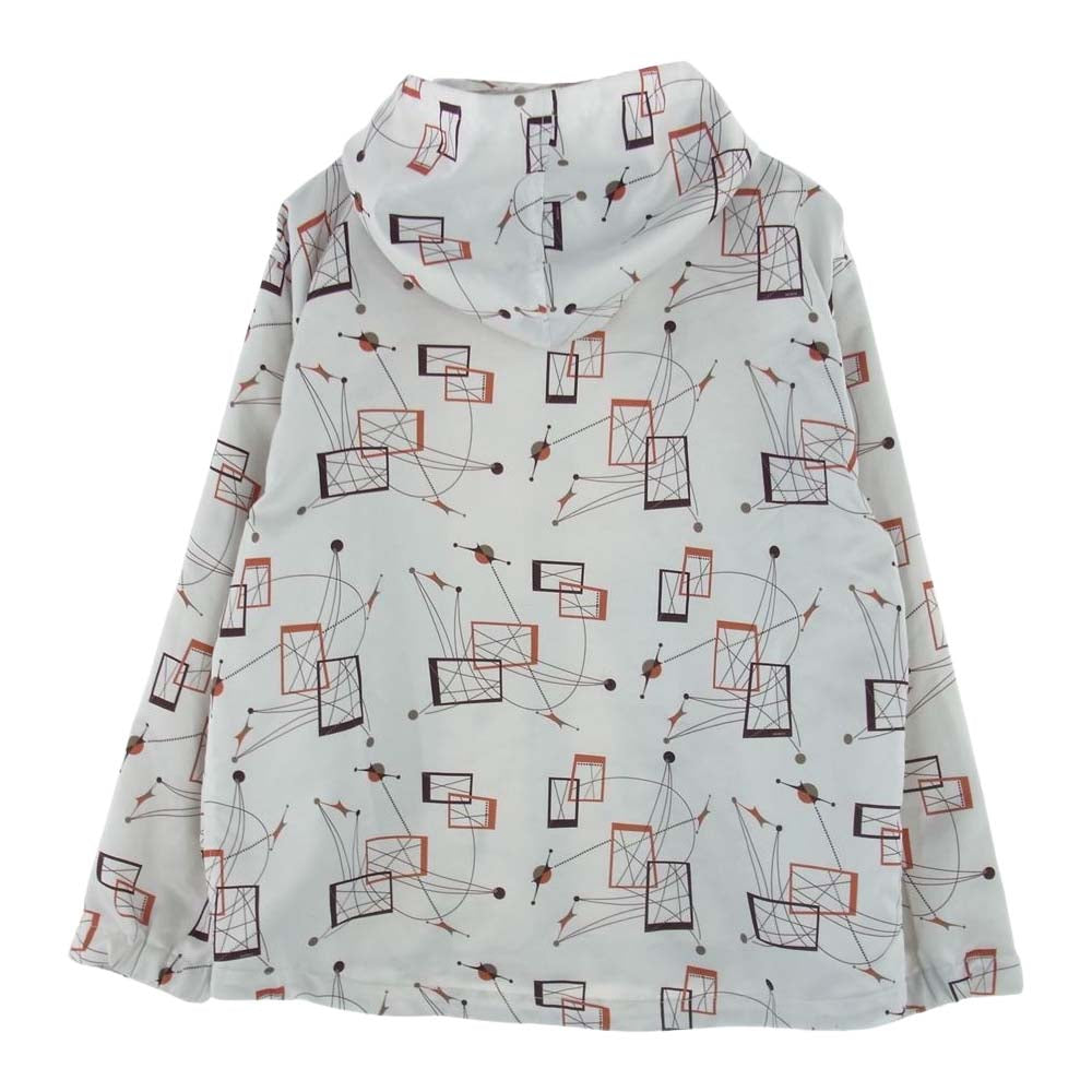 WEIRDO ウィアード 20SS WRD-20-SS-05 ATOMIC HOODIE アトミック 総柄 プリント フード ジャケット ホワイト系 ブラウン系 M【中古】