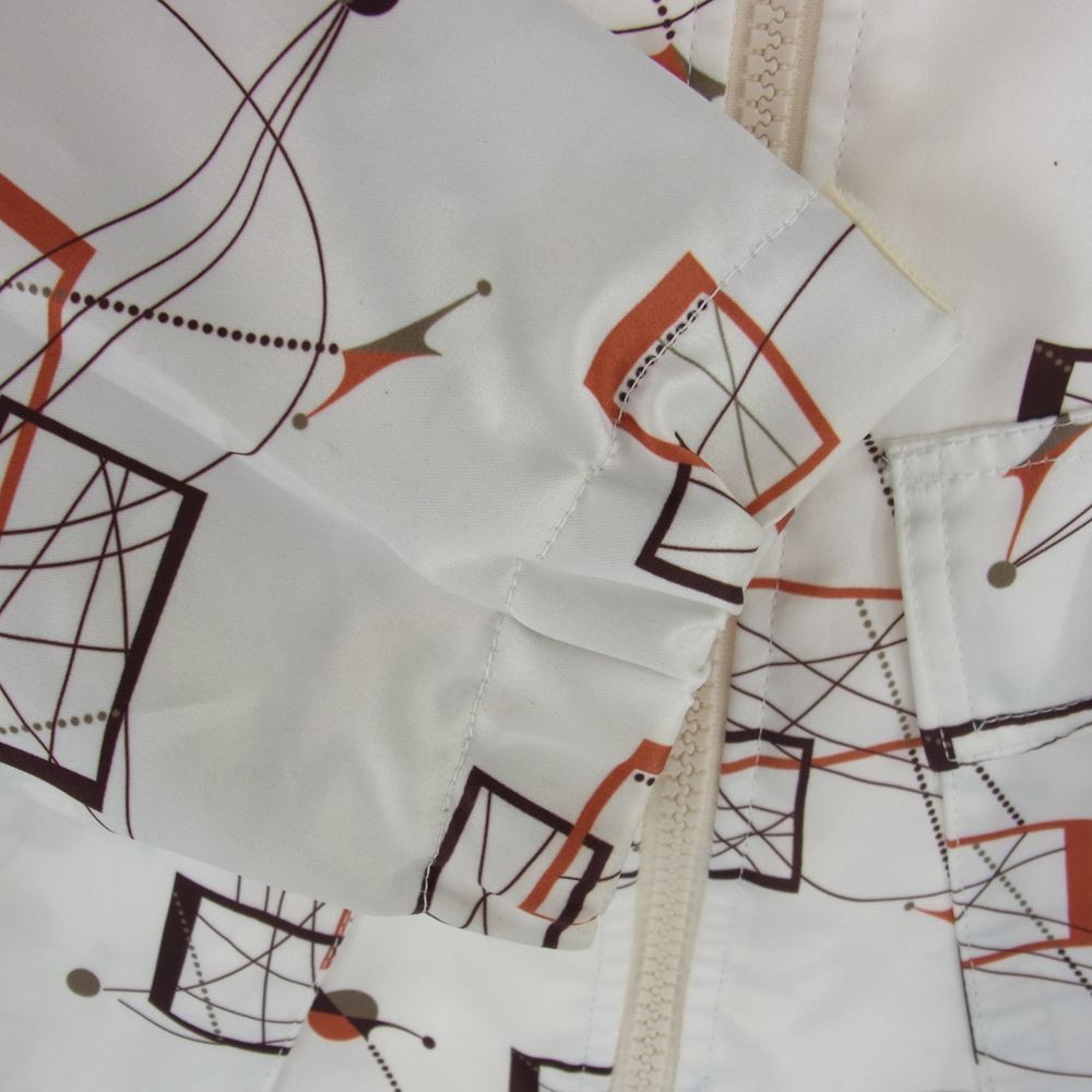 WEIRDO ウィアード 20SS WRD-20-SS-05 ATOMIC HOODIE アトミック 総柄 プリント フード ジャケット ホワイト系 ブラウン系 M【中古】