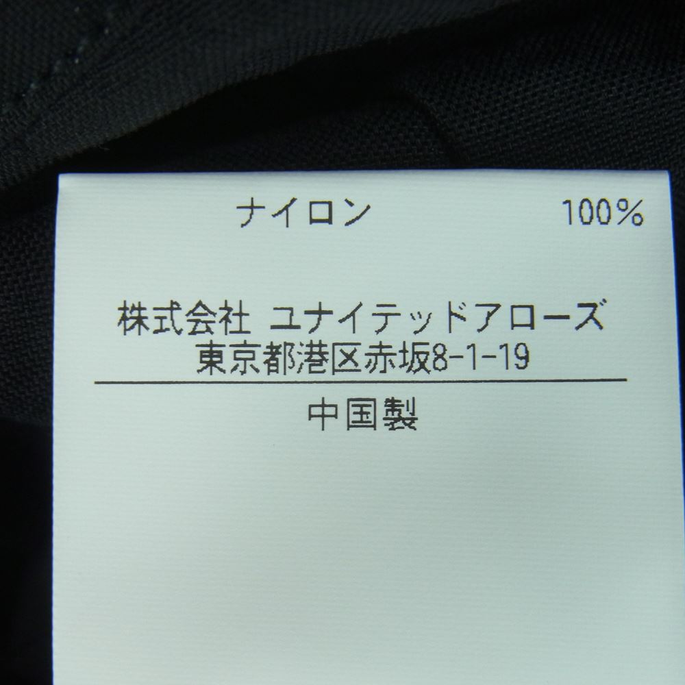 スティーブンアラン 8114-173-0880 NYLON OX 2PLEATED EASY PANTS ナイロン ツープリーツ イージー パンツ ブラック系 L【中古】