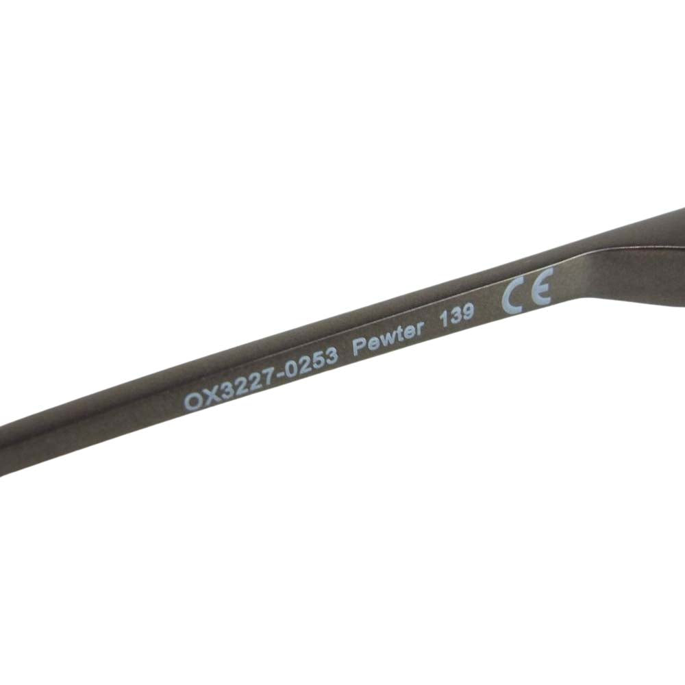 OAKLEY オークリー OX3227-0253 FULLER フラー アイウェア 度入り 眼鏡 シルバーブラウン系【中古】