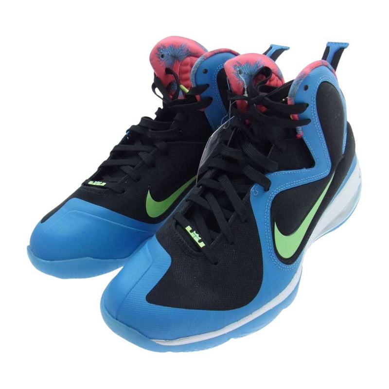 NIKE ナイキ DO5838-001 LEBRON IX SOUTH COAST サウス コースト ハイカット スニーカー ライトブルー系 US9【極上美品】【中古】