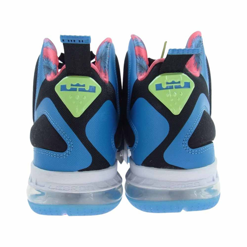 NIKE ナイキ DO5838-001 LEBRON IX SOUTH COAST サウス コースト ハイカット スニーカー ライトブルー系 US9【極上美品】【中古】