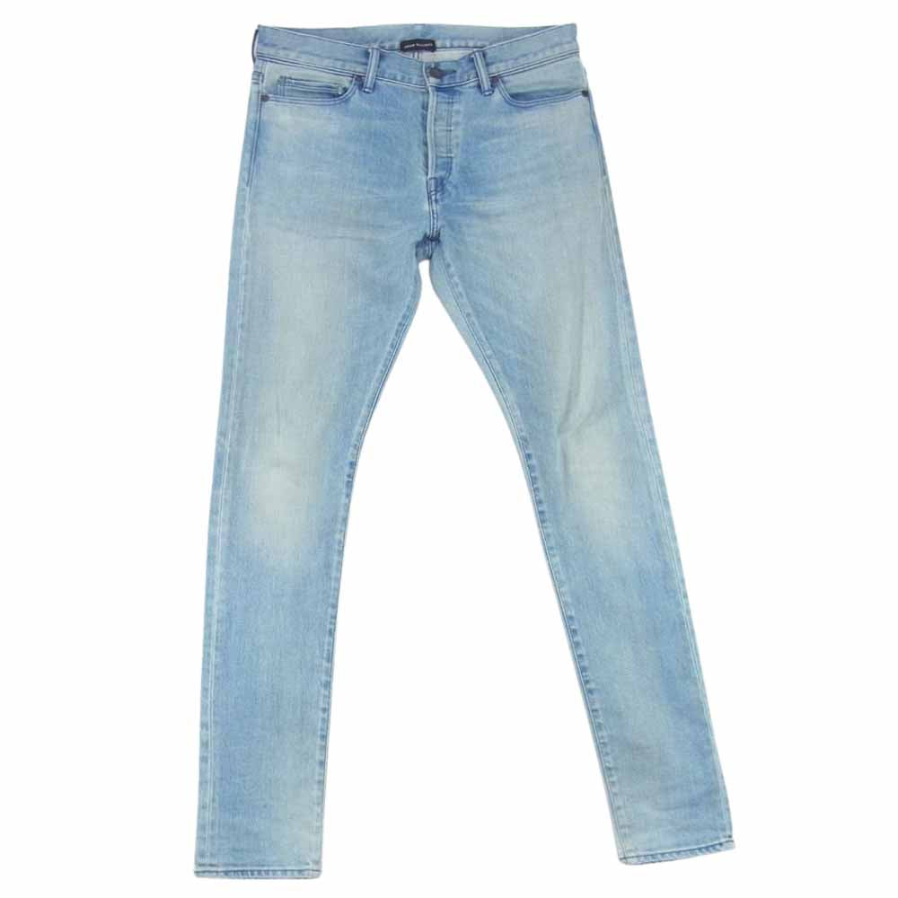 ジョンエリオット ウォッシュド ストレッチ テーパード デニム パンツ インディゴブルー系 31【中古】