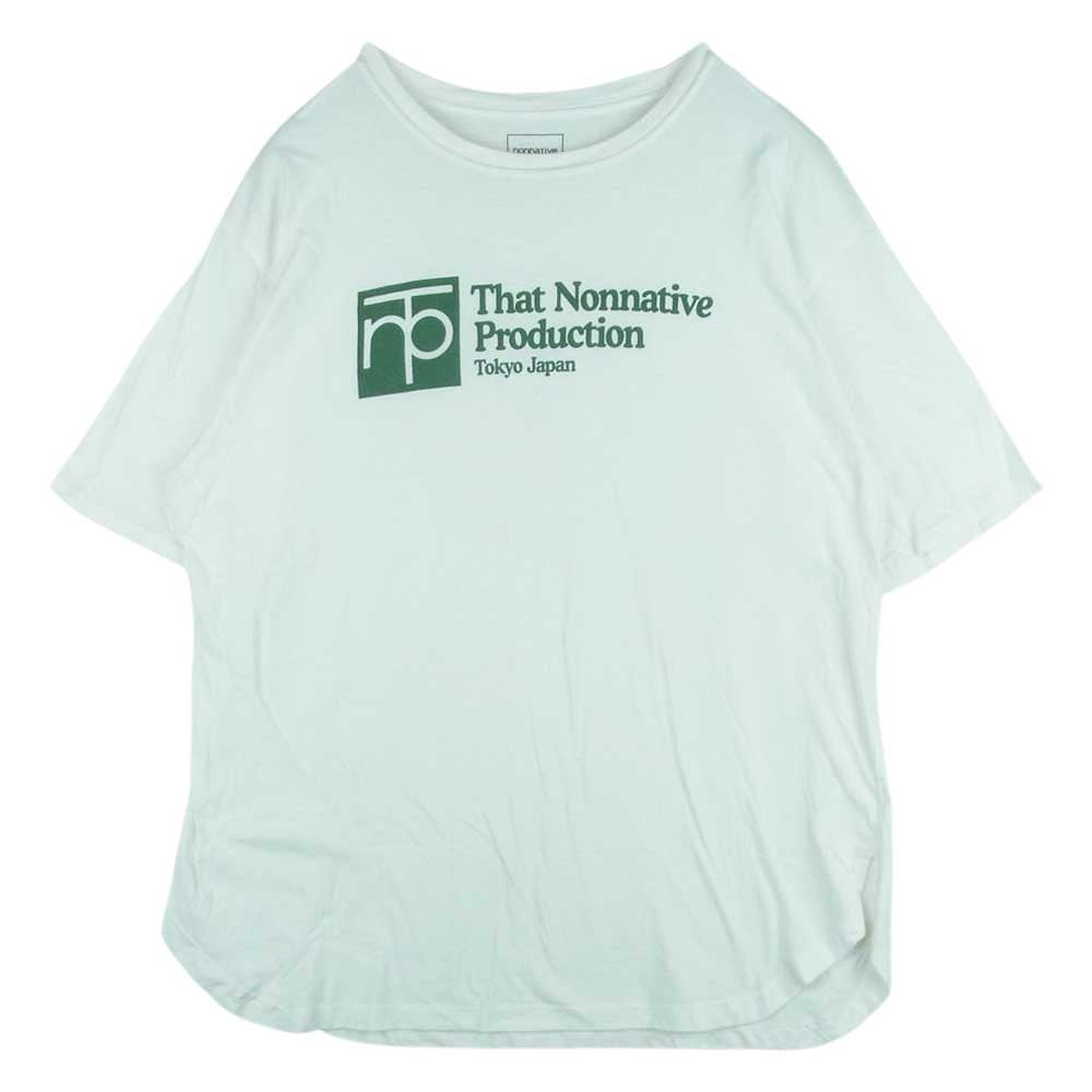 nonnative ノンネイティブ 20SS NN-T3758 UNIVERSITY TEE Tシャツ 半袖 コットン 日本製 ホワイト系 2【中古】