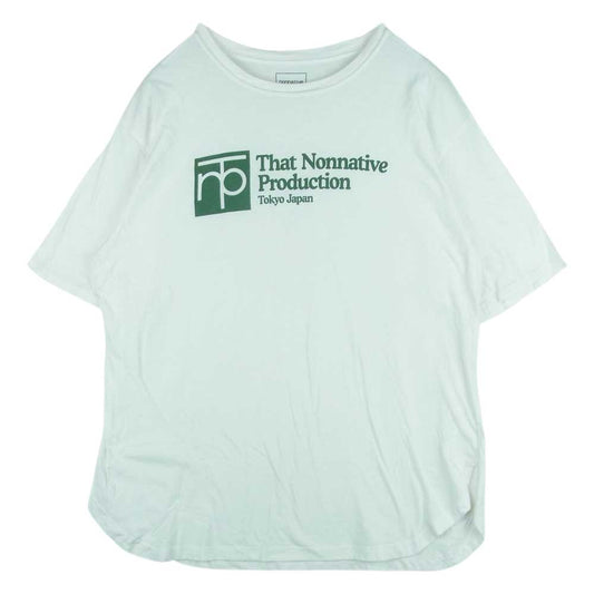 nonnative ノンネイティブ 20SS NN-T3758 UNIVERSITY TEE Tシャツ 半袖 コットン 日本製 ホワイト系 2【中古】