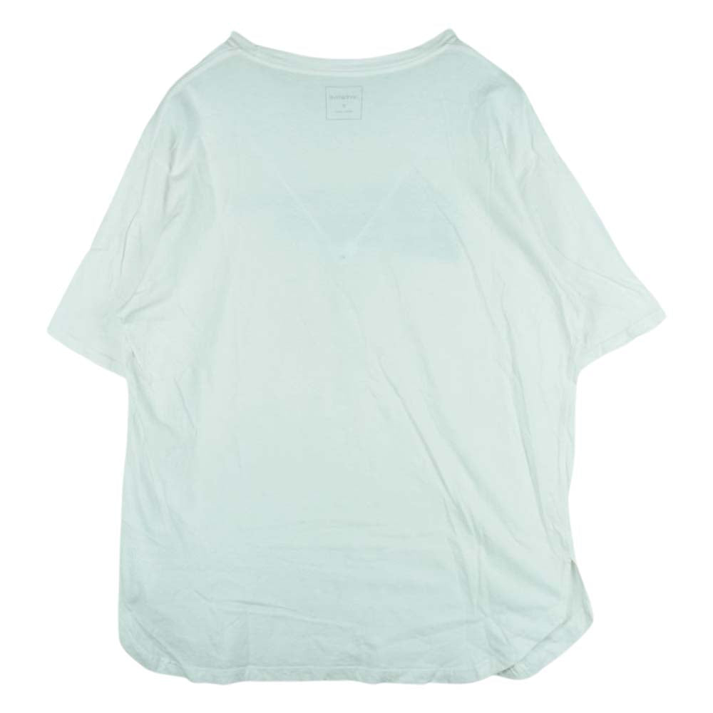 nonnative ノンネイティブ 20SS NN-T3758 UNIVERSITY TEE Tシャツ 半袖 コットン 日本製 ホワイト系 2【中古】