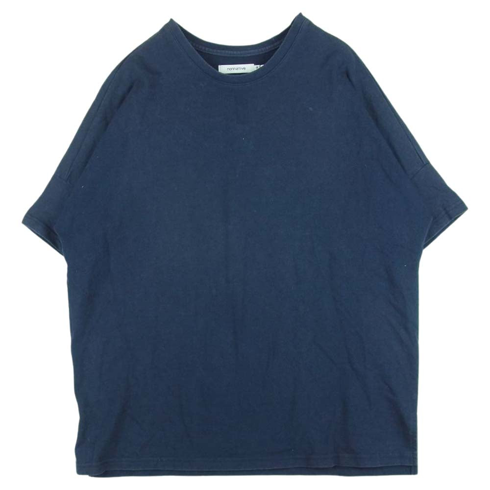 nonnative ノンネイティブ 19SS NN-C3539 CLERK S/S TEE COTTON JERSEY HEAVY WEIGHT カットソー 半袖 Tシャツ ネイビー系 2【中古】