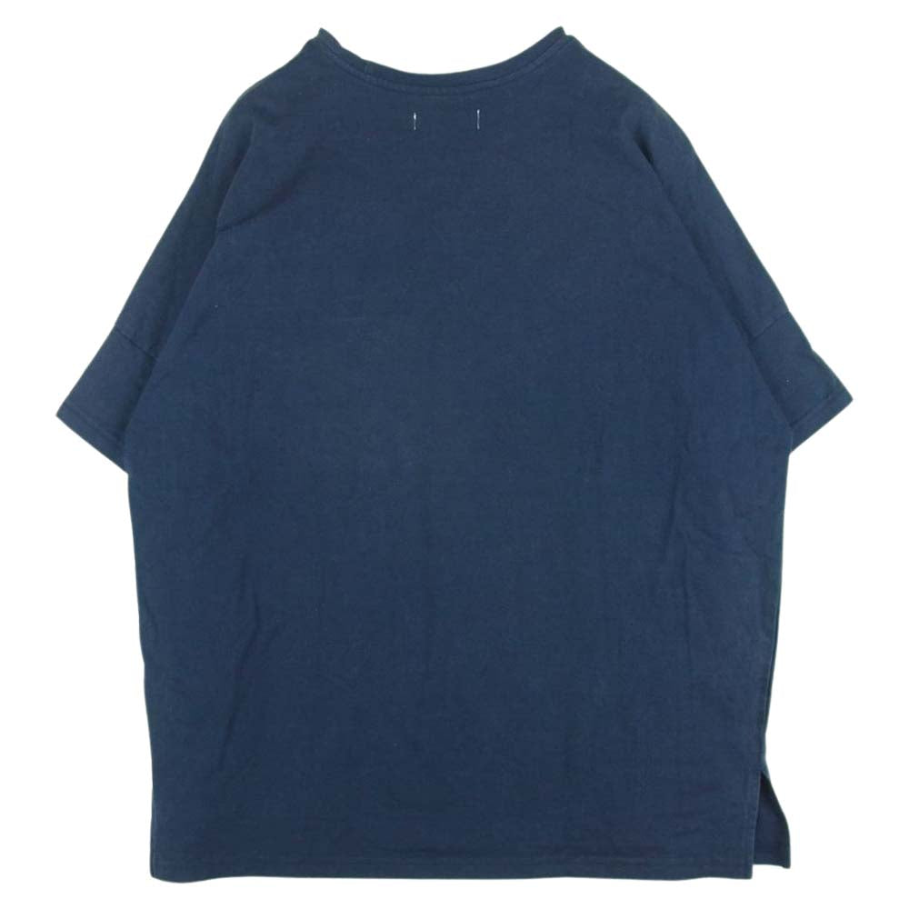 nonnative ノンネイティブ 19SS NN-C3539 CLERK S/S TEE COTTON JERSEY HEAVY WEIGHT カットソー 半袖 Tシャツ ネイビー系 2【中古】