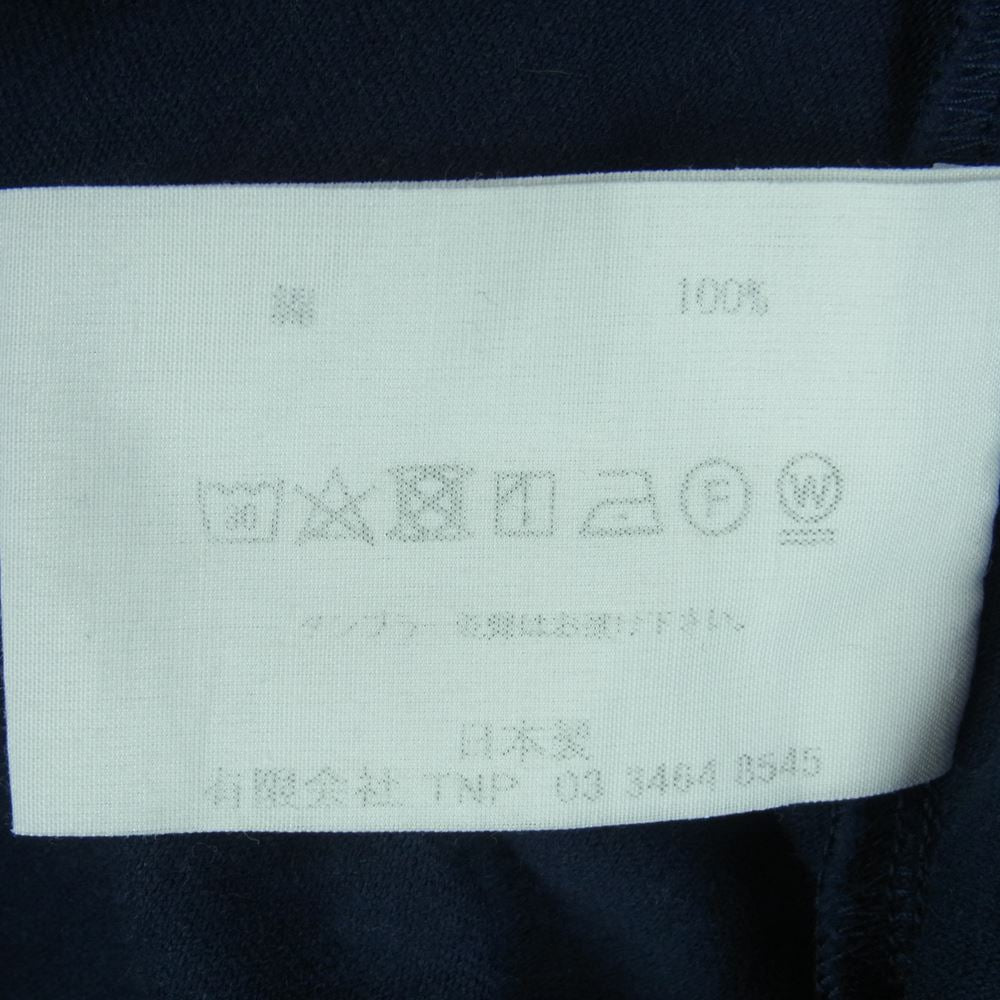 nonnative ノンネイティブ 19SS NN-C3539 CLERK S/S TEE COTTON JERSEY HEAVY WEIGHT カットソー 半袖 Tシャツ ネイビー系 2【中古】