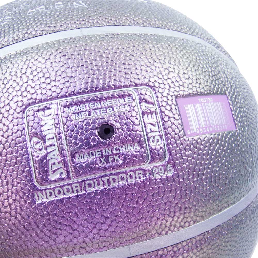 Supreme シュプリーム 23SS Bernadette Corporation Spalding Basketball Purple バーナデット コーポレーション スポルディング バスケットボール パープル  パープル系【新古品】【未使用】【中古】