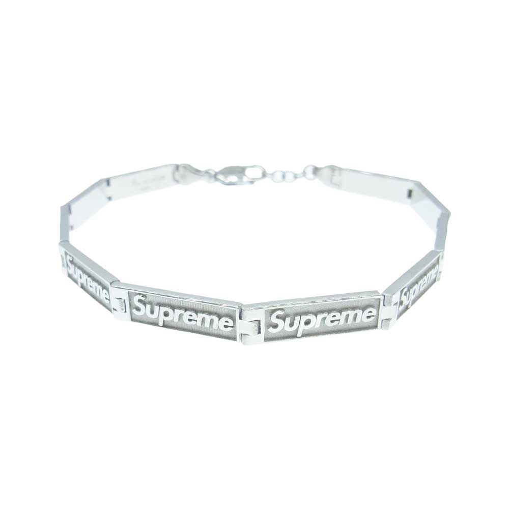 Supreme シュプリーム 23SS × Jacob & Co Logo Link Bracelet Sterling Silver ジェイコブ ロゴ リング ブレスレット スターリング シルバー  シルバー系【新古品】【未使用】【中古】