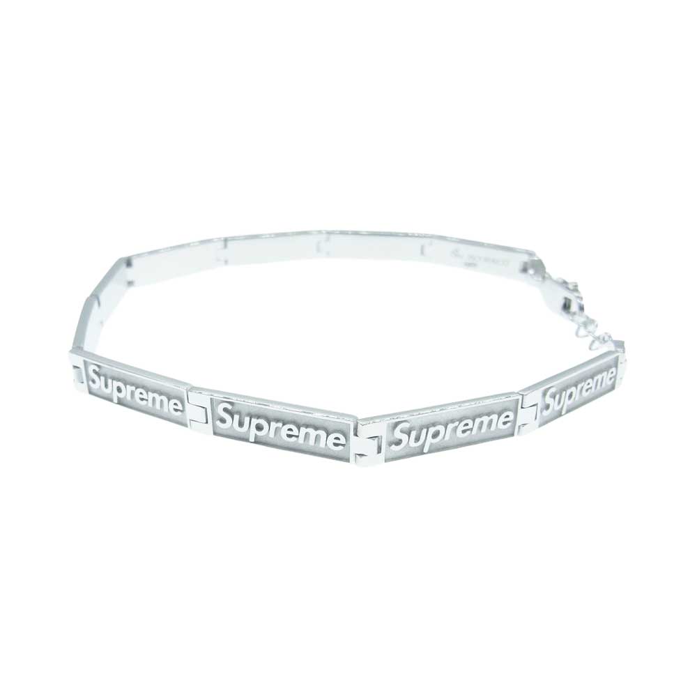 Supreme シュプリーム 23SS × Jacob & Co Logo Link Bracelet Sterling Silver ジェイコブ ロゴ リング ブレスレット スターリング シルバー シルバー系【新古品】【未使用】【中古】