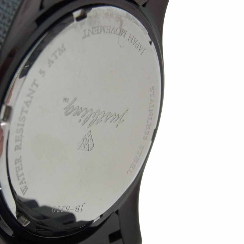ジャストブリング JB-6219 クロノグラフ 腕時計  ブラック系【中古】