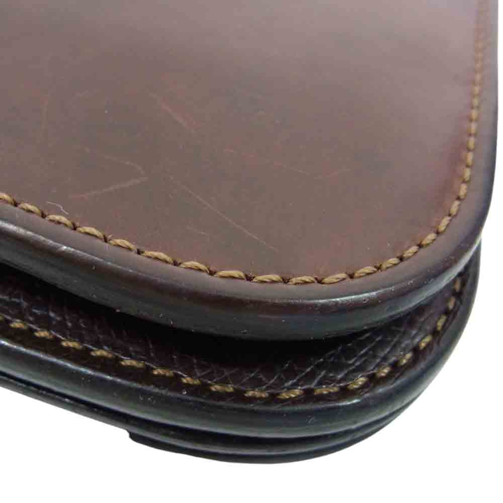 WILDSWANS ワイルドスワンズ BLISTER-L ブリスターL レザー ロング ウォレット ブラウン系【中古】