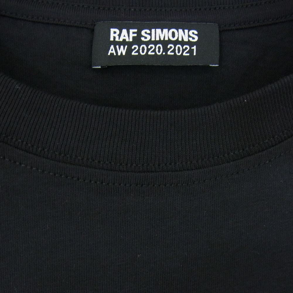 RAF SIMONS ラフシモンズ 20-21AW 202-102-19001-00099 Regular Fit T-Shirt Solar Youth レギュラー フィット ソーラー ユース Tシャツ ブラック系 S【新古品】【未使用】【中古】