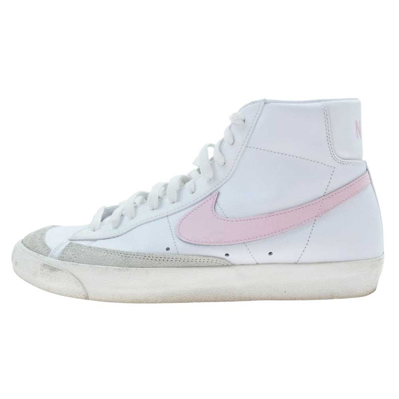 NIKE ナイキ BQ6806-108 BLAZER MID 77 VINTAGE ブレーザー ミッド ヴィンテージ WHITE PINK ホワイト ピンク スニーカー ホワイト系 30cm【中古】