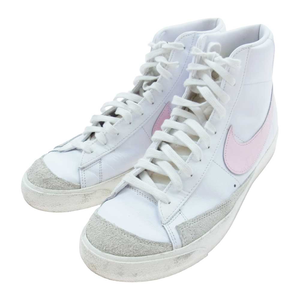 NIKE ナイキ BQ6806-108 BLAZER MID 77 VINTAGE ブレーザー ミッド ヴィンテージ WHITE PINK ホワイト ピンク スニーカー ホワイト系 30cm【中古】