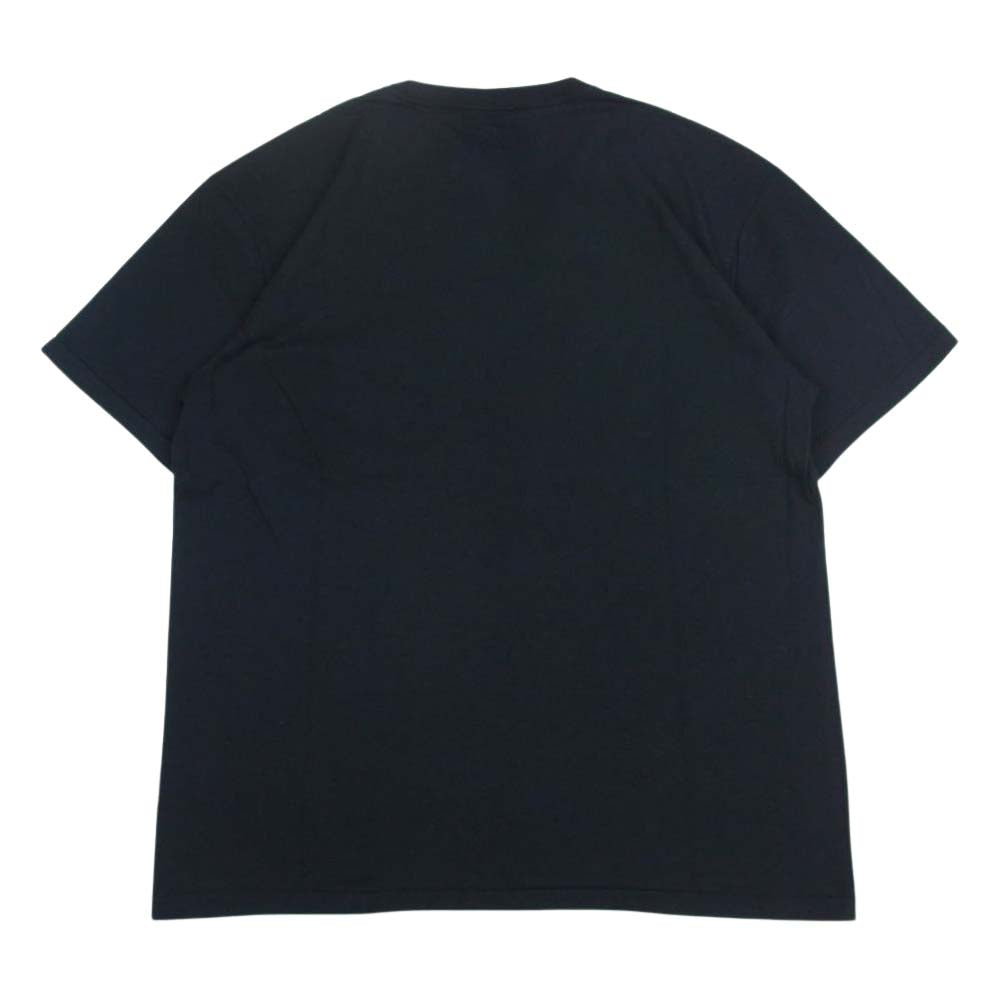GLADHAND & Co. グラッドハンド LEATHER GLOVES レザーグローブ プリント 半袖 クルーネック Tシャツ ブラック系 XL【中古】