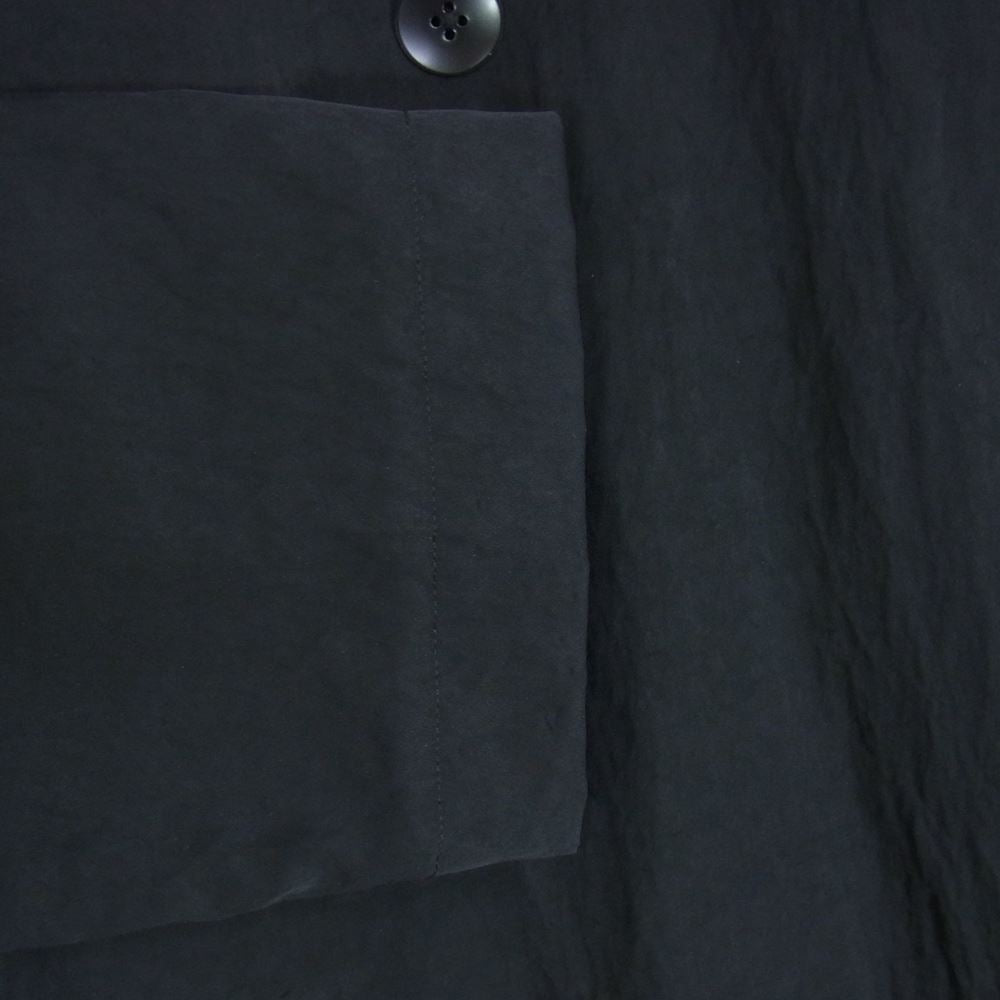 エイトン SHRINK NYLON NY TRENCH COAT シュリンク ナイロン トレンチコート ブラック系 04【中古】
