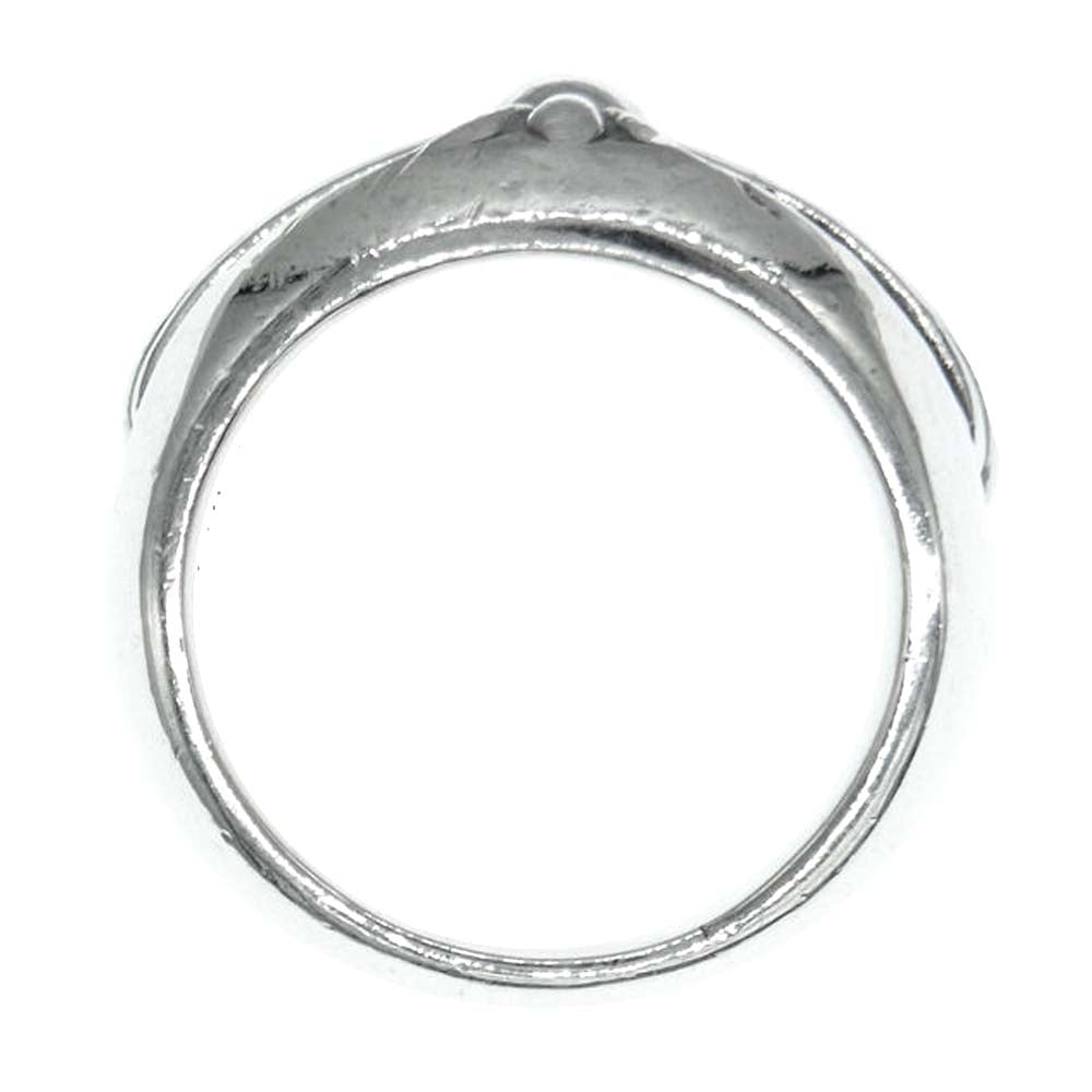 CHROME HEARTS クロムハーツ（原本無） CLASSIC OVAL クラシック オーバル クロス リング シルバー系 23.5号【中古】