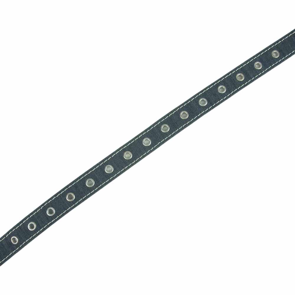 オーエーエムシー ステッチ ベルト グレー系【中古】