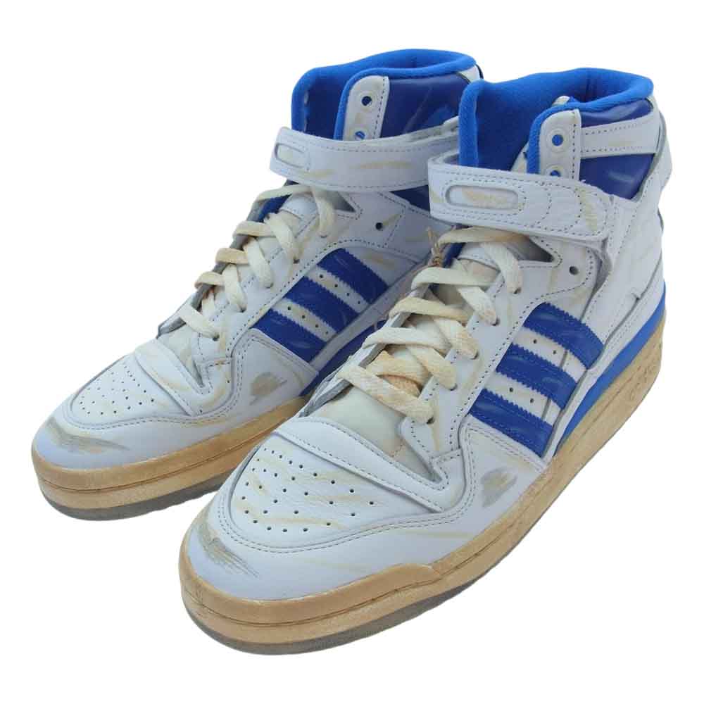 adidas アディダス GZ6467 Forum 84 Hi AEC Foot Wear White Blue フォーラム ハイ フット ウェア ホワイト ブルー スニーカー ホワイト ブルー  28cm【新古品】【未使用】【中古】