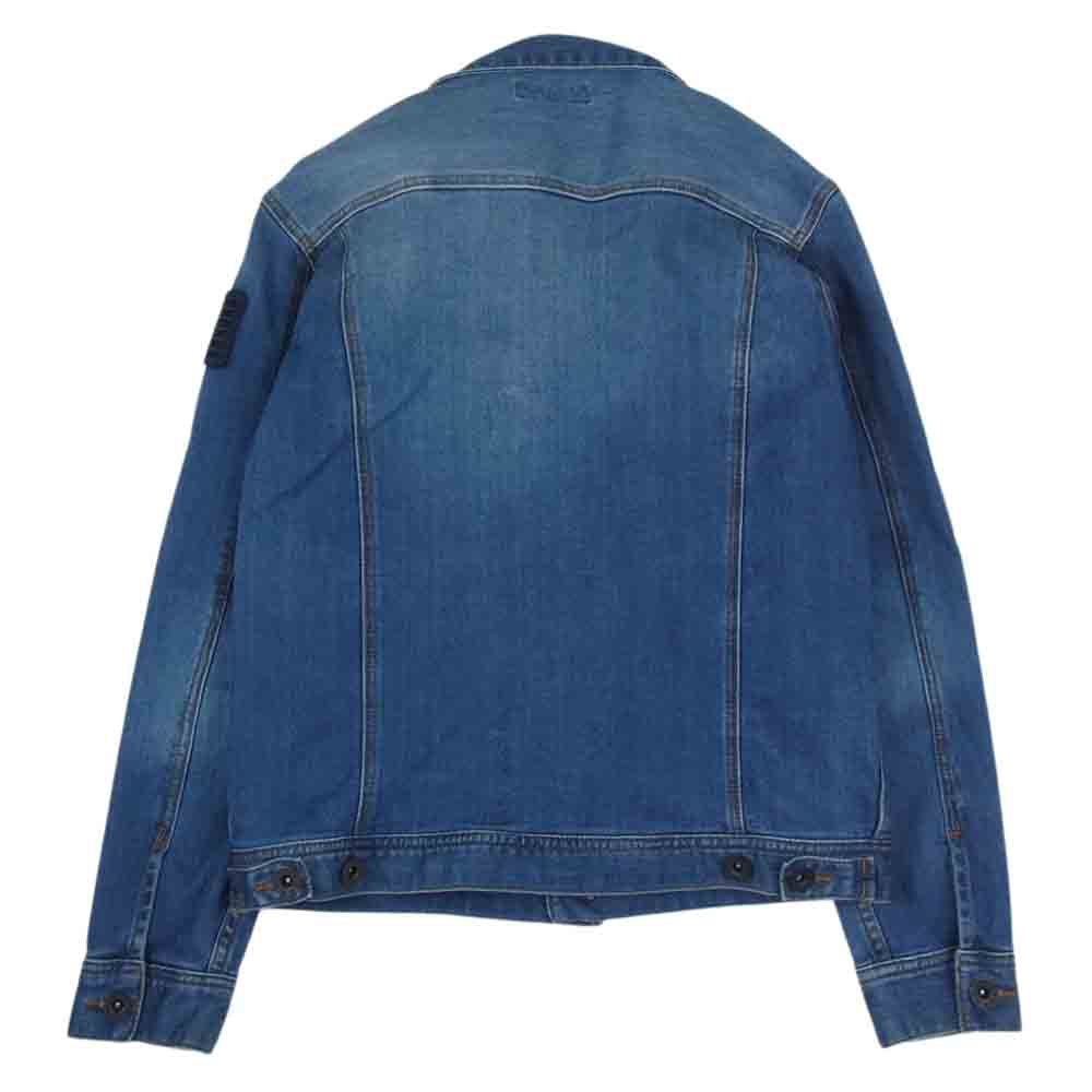 AVIREX アヴィレックス 6192138 TYPE BLUE タイプブルー JOG DENIM STRETCH JACKET ジョグ デニム ストレッチ ジャケット インディゴブルー系 M【中古】