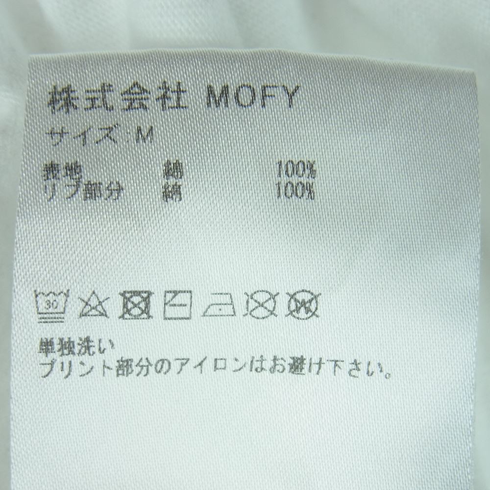 シークエル 23SS SQ-23SS-ST-02 ロゴ プリント 半袖 Tシャツ コットン 日本製 ホワイト系 M【中古】