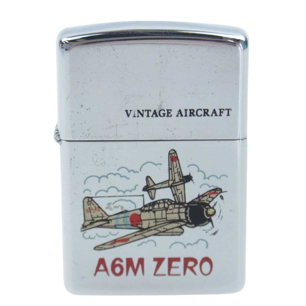 ZIPPO ジッポ VINTAGE AIRCRAFT A6M ZERO ジッポ シルバー系【中古】