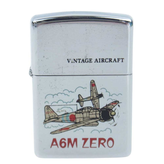 ZIPPO ジッポ VINTAGE AIRCRAFT A6M ZERO ジッポ シルバー系【中古】