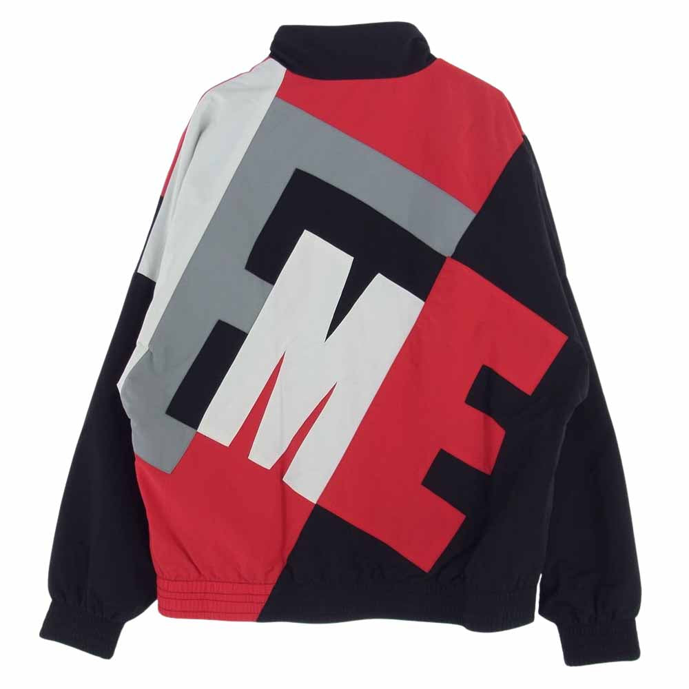 Supreme シュプリーム 20SS Big Letter Track Jacket ビッグ レター ロゴ トラック ナイロン ジャケット ブラック系 レッド系 S【中古】