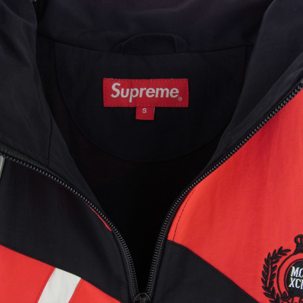 Supreme シュプリーム 20SS Big Letter Track Jacket ビッグ レター ロゴ トラック ナイロン ジャケット ブラック系 レッド系 S【中古】