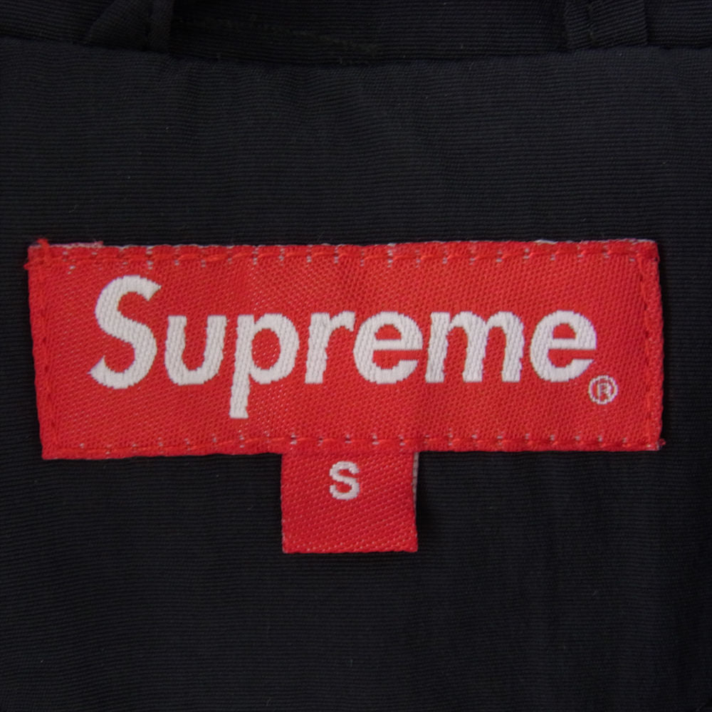 Supreme シュプリーム 20SS Big Letter Track Jacket ビッグ レター ロゴ トラック ナイロン ジャケット ブラック系 レッド系 S【中古】