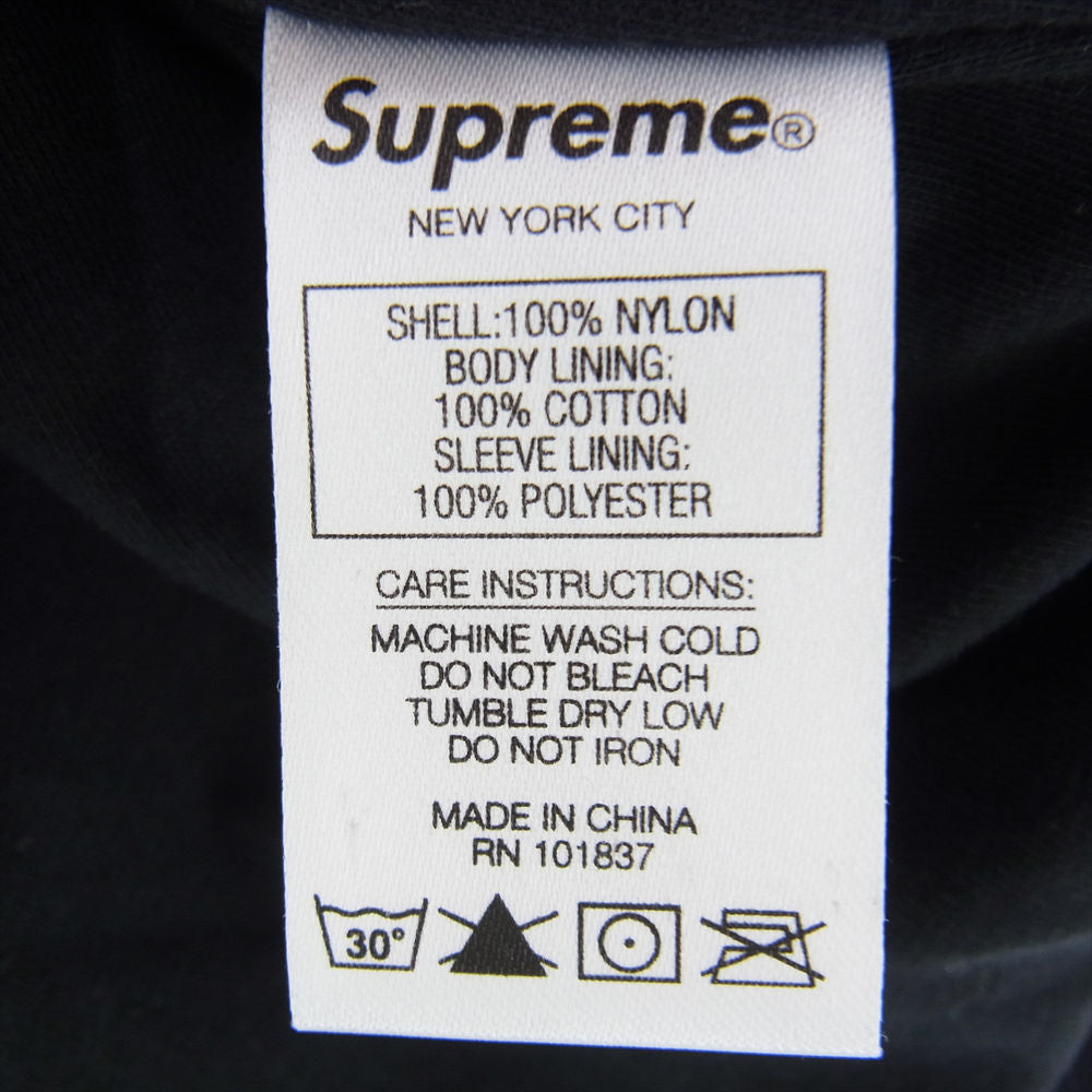 Supreme シュプリーム 20SS Big Letter Track Jacket ビッグ レター ロゴ トラック ナイロン ジャケット ブラック系 レッド系 S【中古】